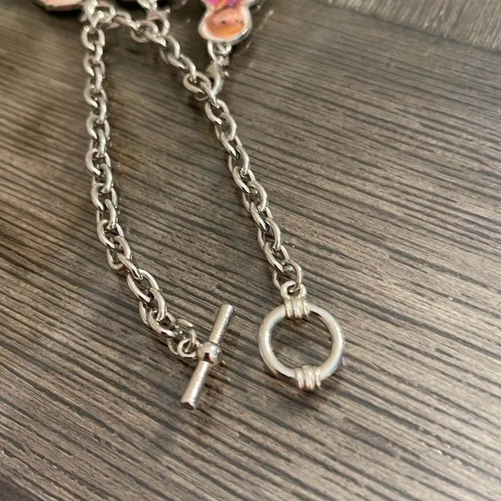 Disney Frozen Charm Bracelet with Toggle Clasp
